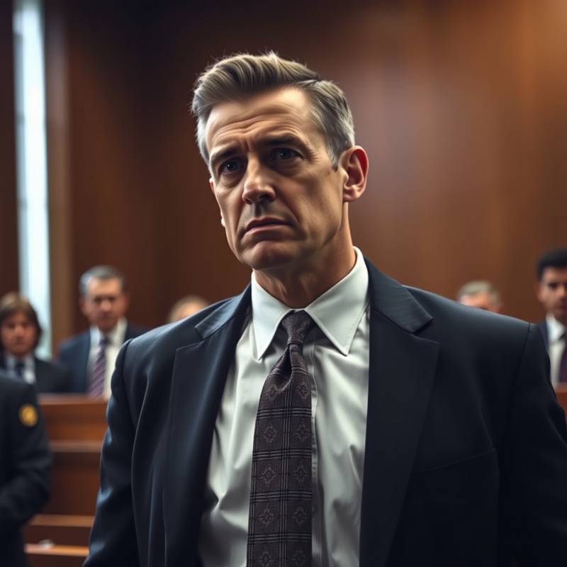 Lawyer in court
